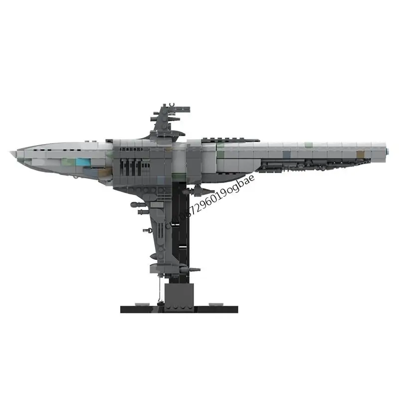 Nouveau 892 pièces célèbre film de combat étoile Moc Mc75 Star Cruiser modèle à l'échelle intermédiaire bricolage idées créatives enfant jouet cadeau d'anniversaire Puzzle personnalisé