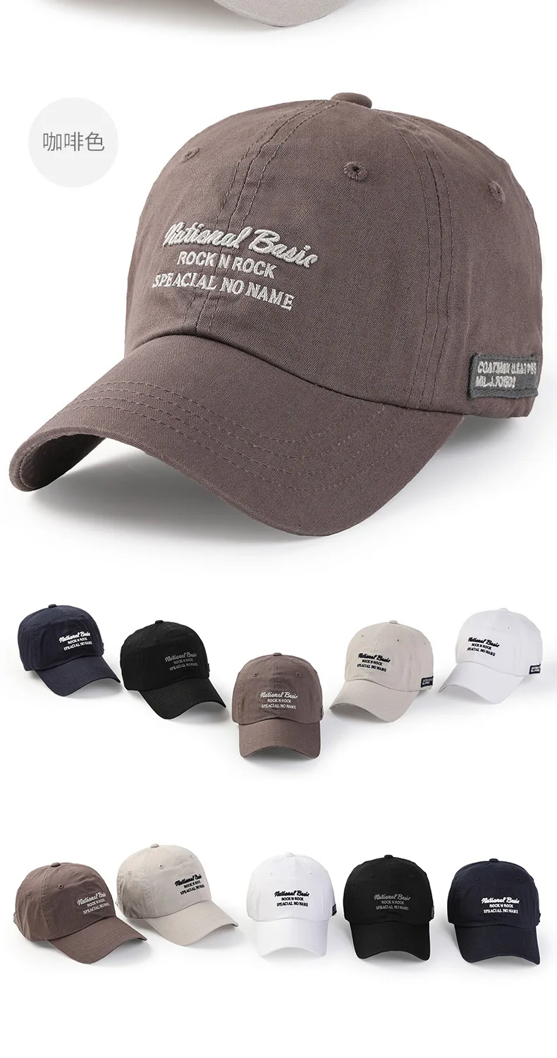 Übergroße Baseballkappe aus 100 % Baumwolle, XXL-Hüte mit großem Kopf für Männer, Hüte mit großem Kopf, Papa-Mütze, verstellbar, 56–63 cm – Detail 6
