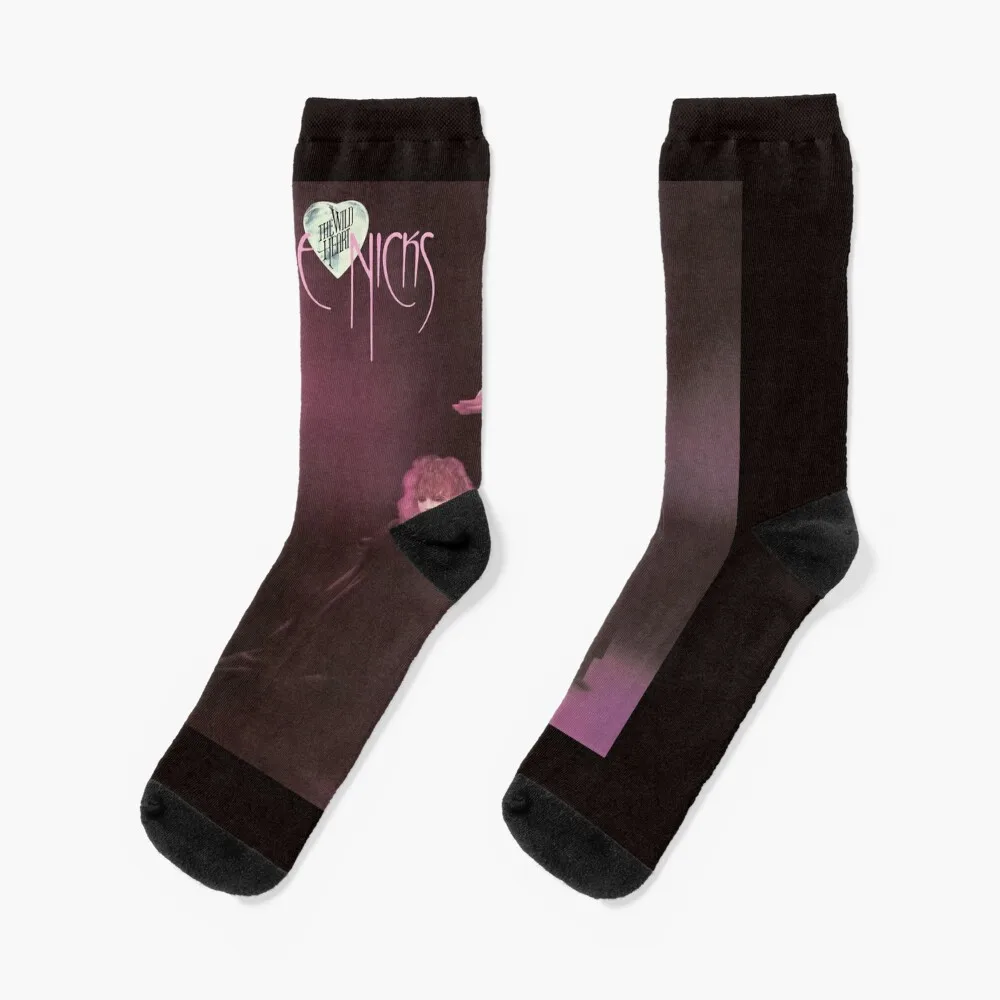 

1983 Stevie Nicks Wild Heart Album Promo Heat Transfer Socks new year designer brand Socks Female Men's