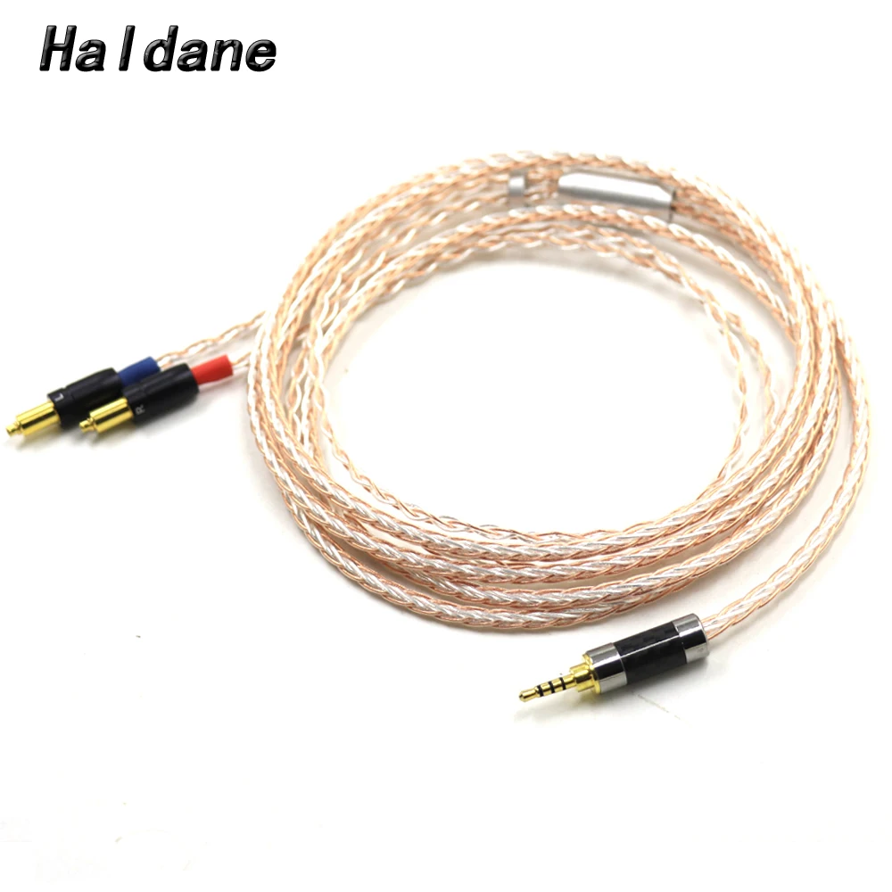 Haldane HIFI Single Crystal Copper Silver Mixed Headphone Upgrade Replace Cable For SRH1440 SRH1540 SRH1840 Earphone Cord