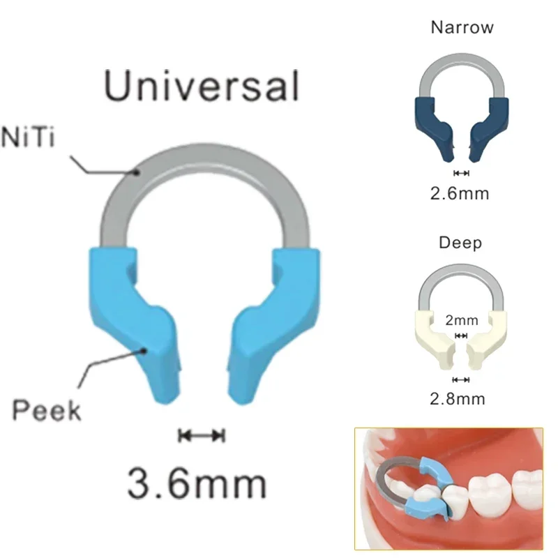 

Dental Matrix Bands Niti Metal Matrices Clamp Ring Sectional Contoured Matrix System Nickel Titanium Clamping Rings Accessory