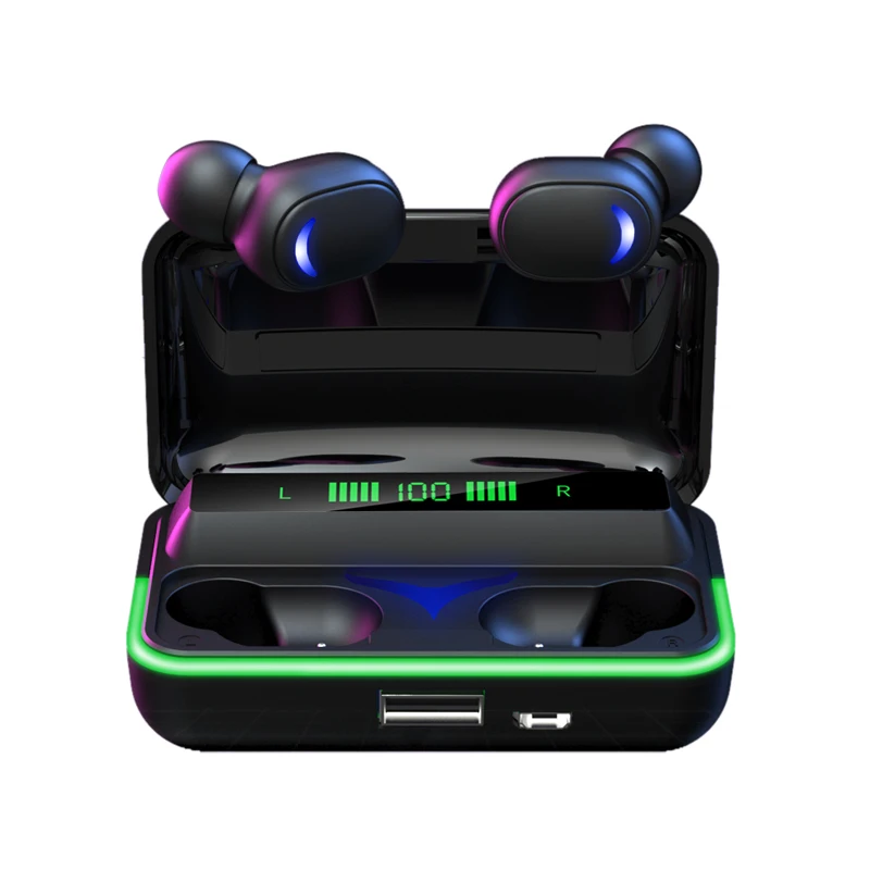 

New Arrival E10 TWS Earbuds Game Wireless Headsets In-ear Earphone LED Digital Display Sports Headphones