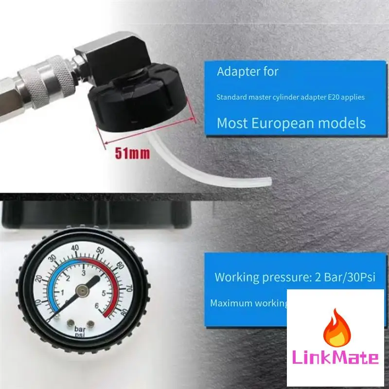 

3L Car Brake Fluid Bottle Vacuum Pump Pressure Bleeding Changer Vacuum Pump Manual Car Brake Bleeder Kit With1l Oil Bottle Fluid
