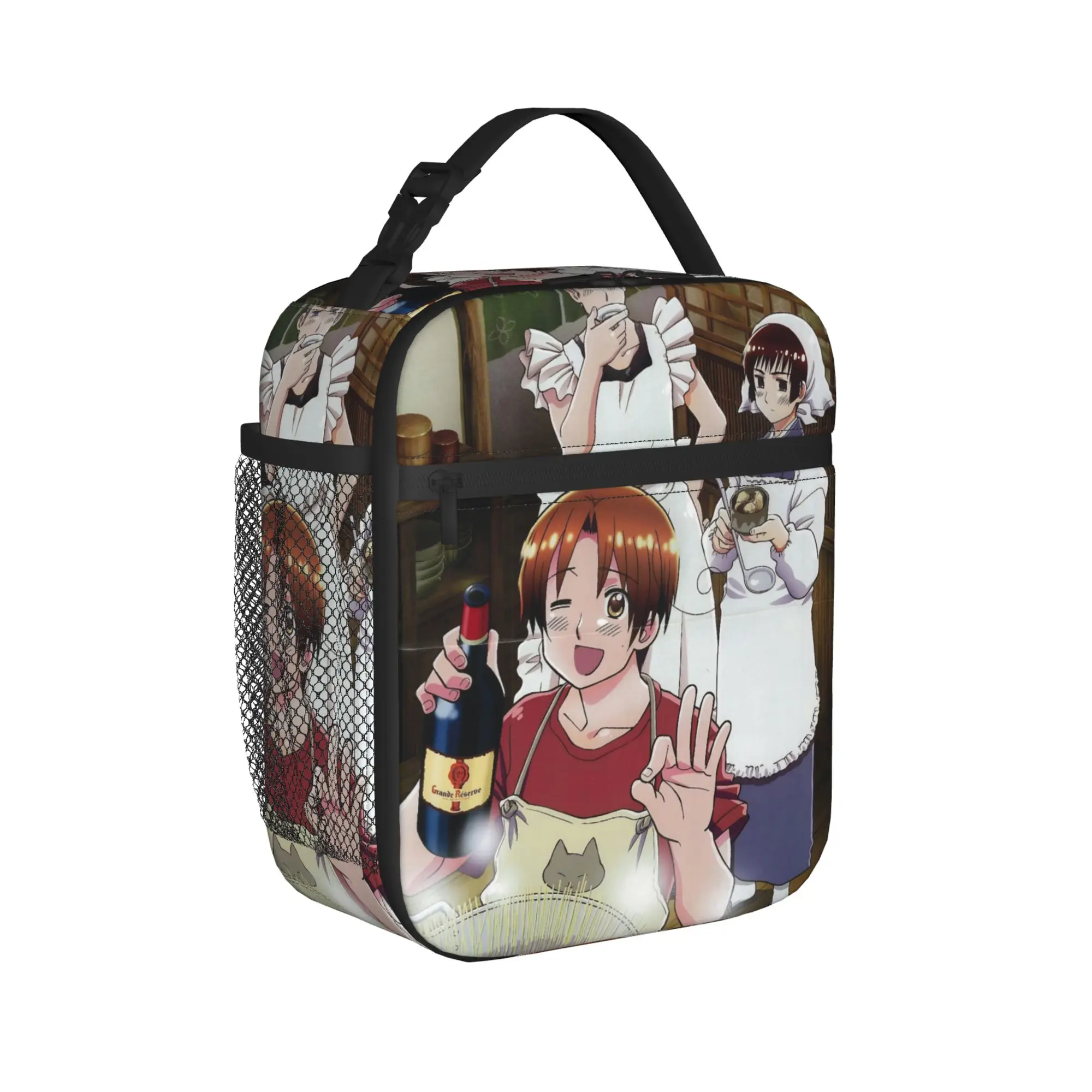 Insulated Lunch Box Hetalia Axis Powers Accessories  Lunch Food Box Multifunction Cooler Thermal Lunch Box For Travel