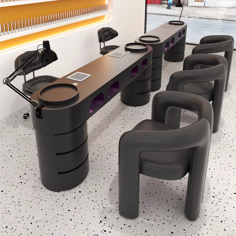 

Kawaii Accessories Nail Table Desk Workstation Nordic Barbershop Nail Table Stand Black Tavolo Per Unghie Salon Furniture