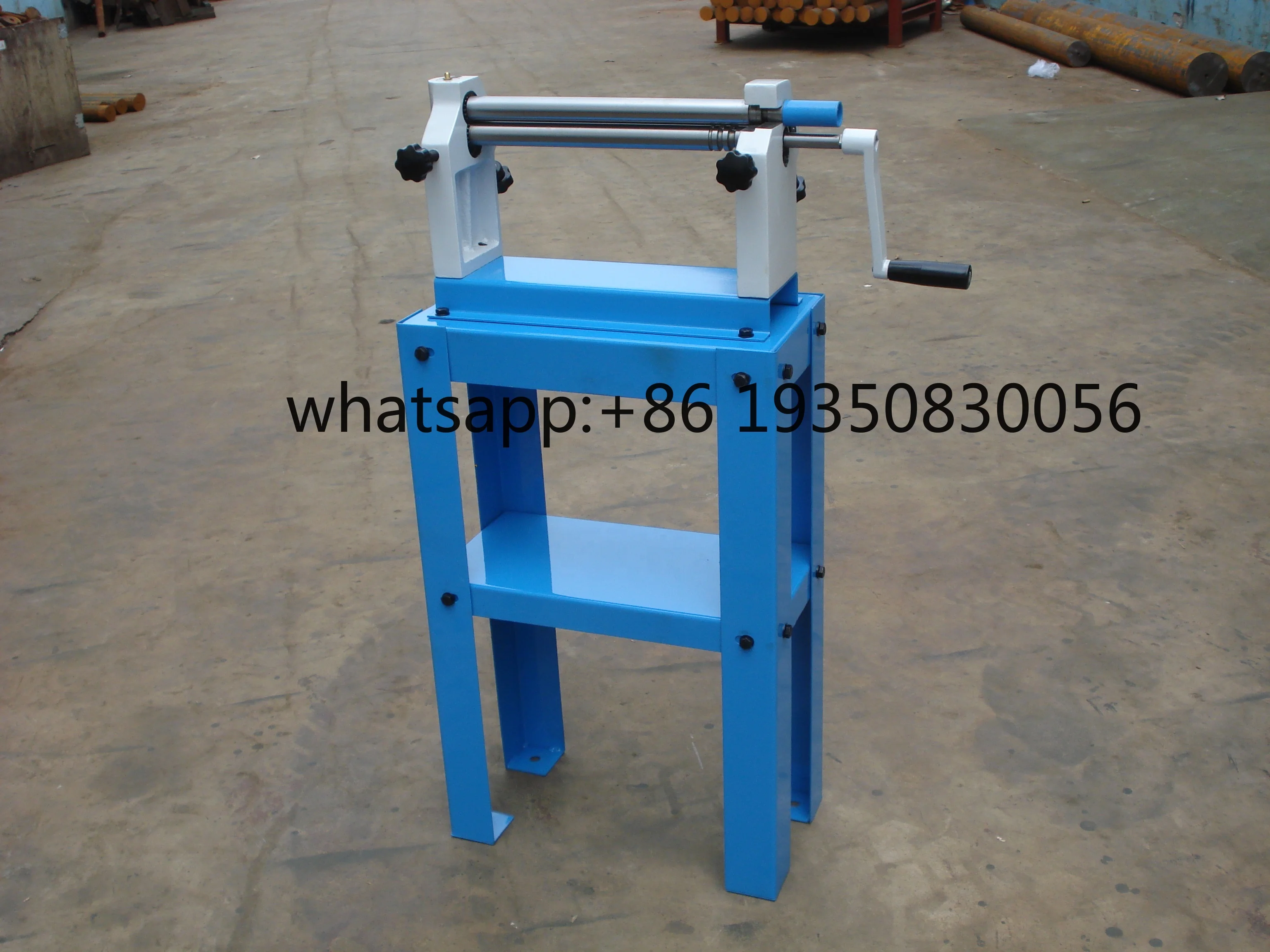 2026-W01-0.8x610 Slip Rolling Machine 24 Inch Width Plate Curve Roll Bending Machine