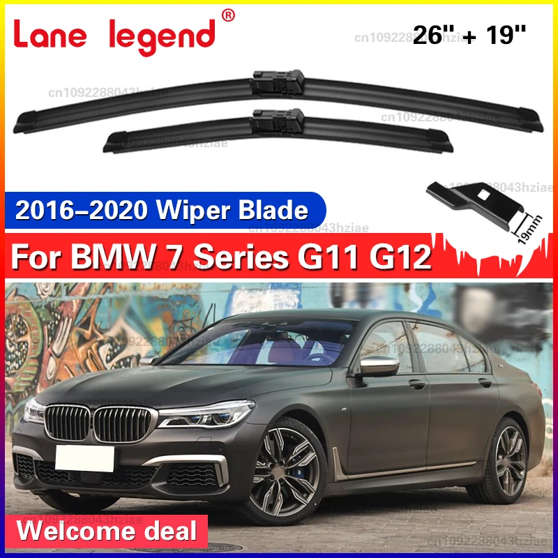 

Автомобильный стеклоочиститель, щетки, резак, аксессуары 26 "+ 19" для BMW 7 серии G11 G12 2016-2020 2017 2018 2019