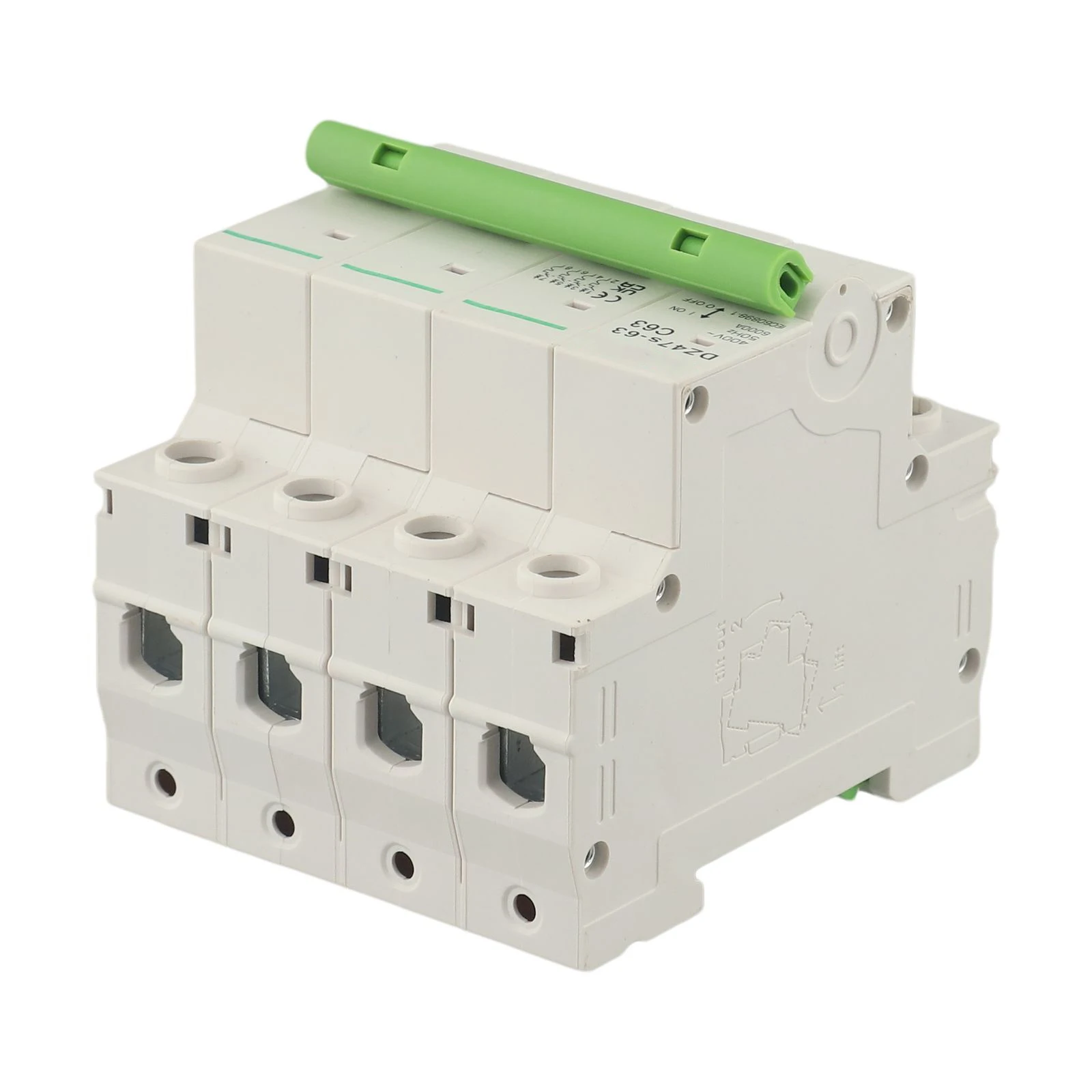 AC Circuit Breaker DZ47S-63 4P AC400V CircuitBreaker Residual Current Breaker 16A/32A/63A  Air Switch