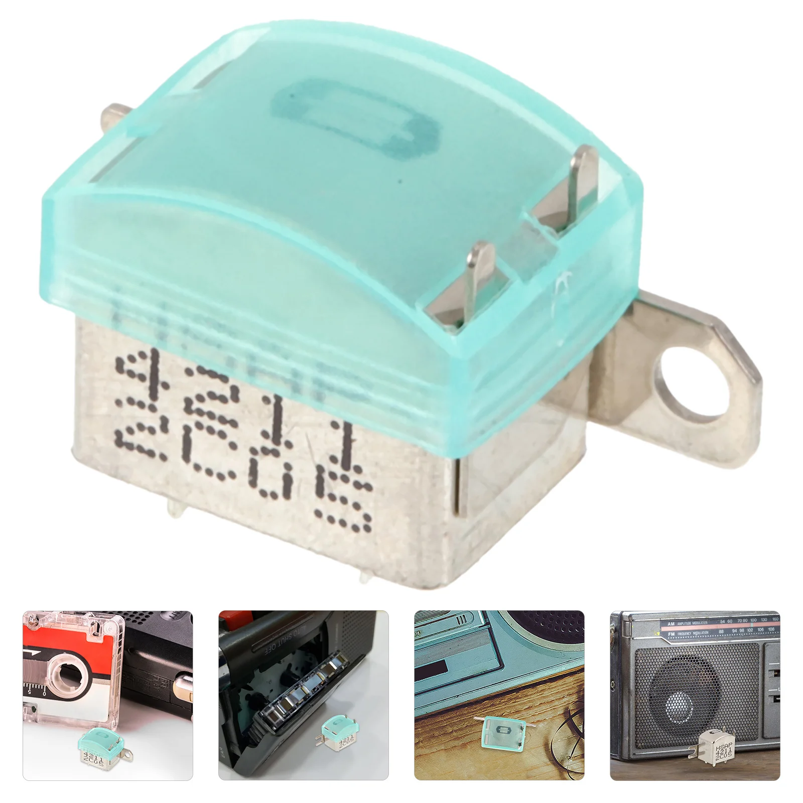 

4211pcs Recorder Button Part Cassette Tape Recorder Accessory Magnetic Head Replacement Universal Repair Supplies