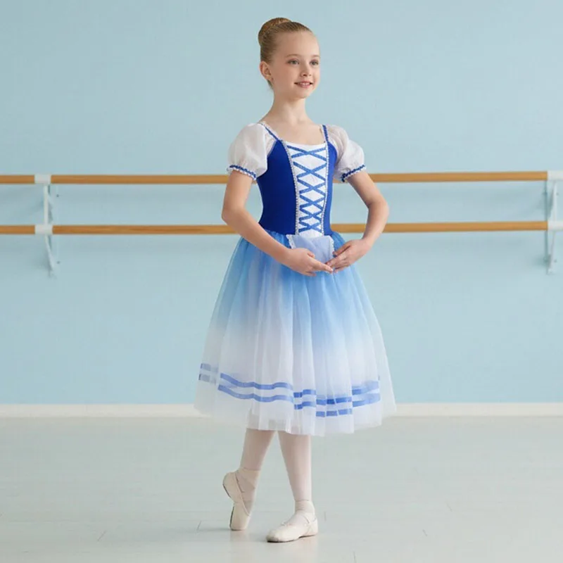 

Children's Ballet Tutu Skirt Little Swan Dance Dress Velvet Tops Fluffy Skirt Girls' Ballet Costume Performance Costume
