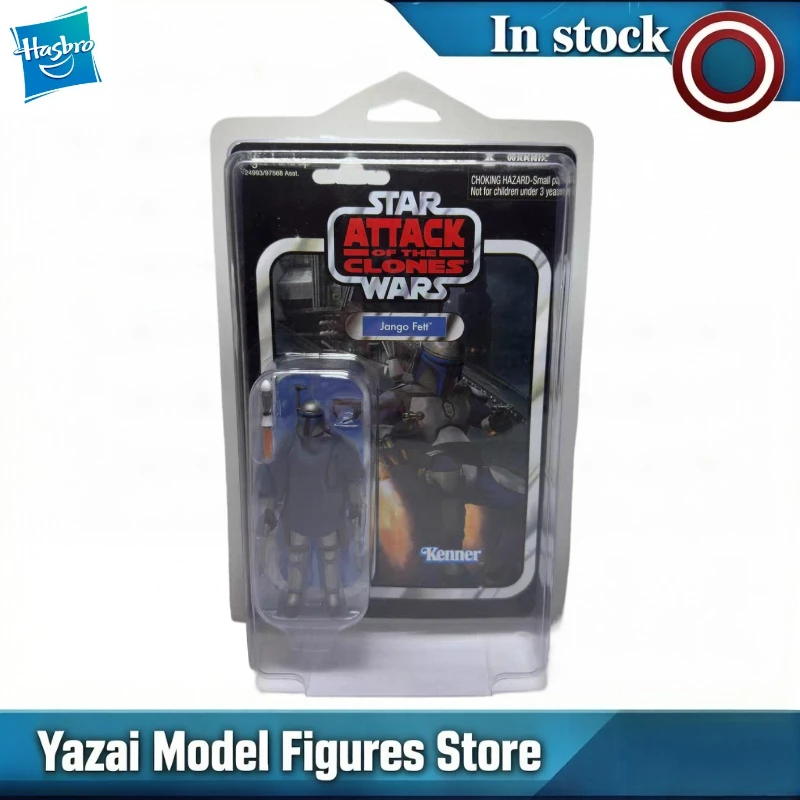 

Original Hasbro STAR WARS ATTACK OF THE CLONES Jango Fett Action Figure Model Toys Gifts
