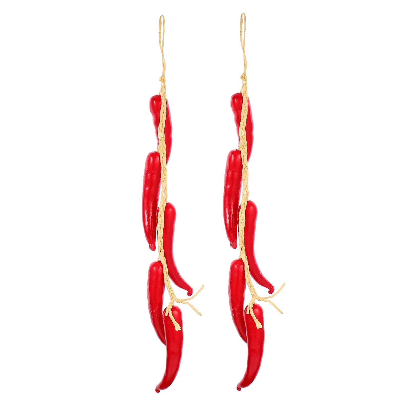 Hanging Pepper Decor Fake Vegetable Toys Artificial Chilies Simulation Ornament Decoration