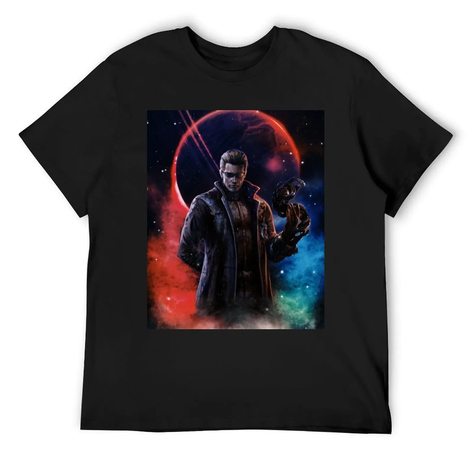 

Space Odyssey Wesker T-Shirt vintage graphic tee T-shirts man boys whites sweat shirts, men