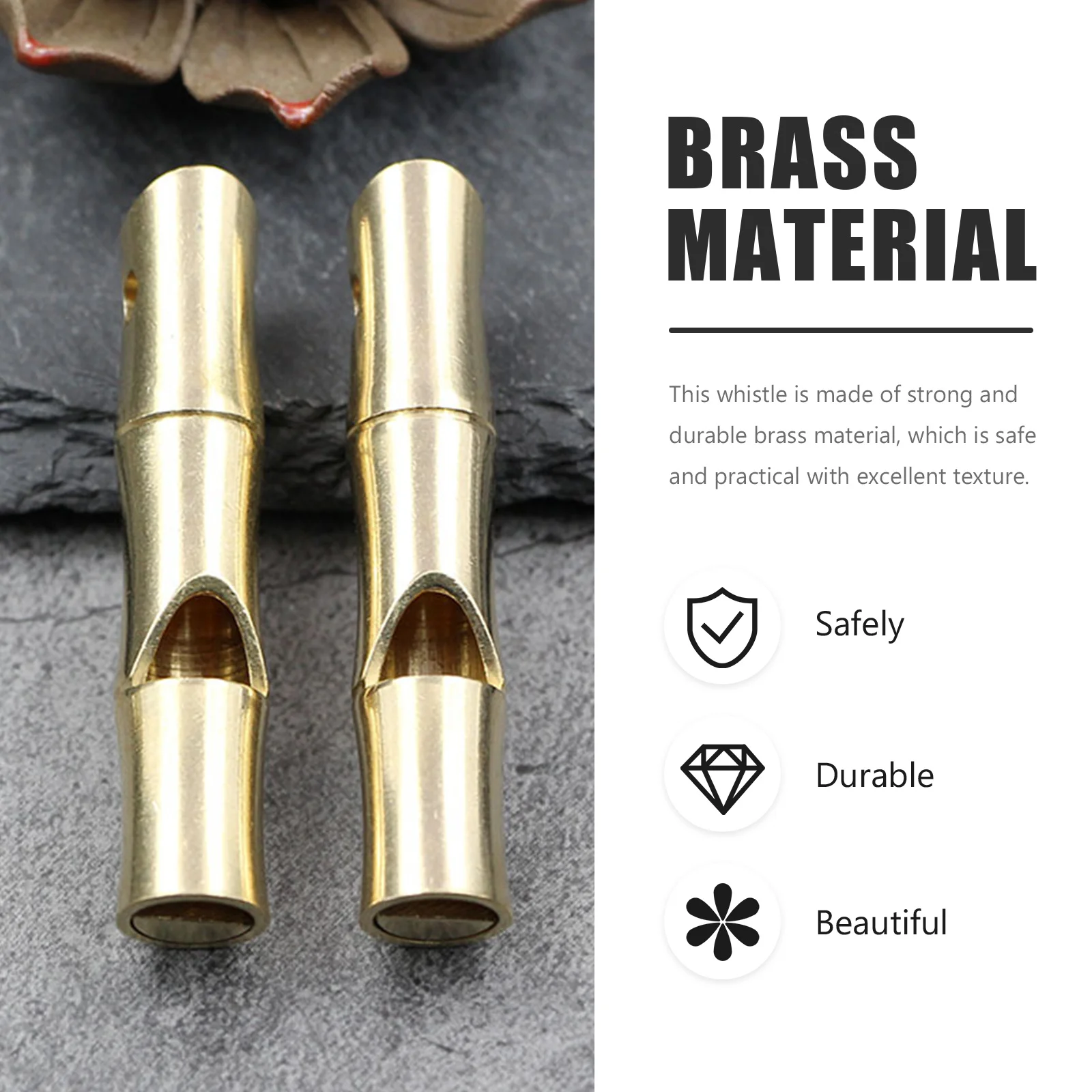 Colgante de silbato de Metal, llavero de emergencia fuerte, decoración para competición deportiva, colgante de silbato al aire libre, decoración colgante, 2 uds.