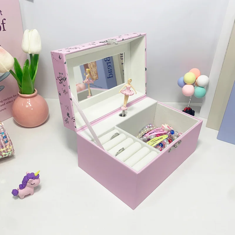 

Musical Gift Box Wedding Birthday Party Jewelry Display Box Jewelry Storage Container For Trinket Valentine'S Day Gifts S071
