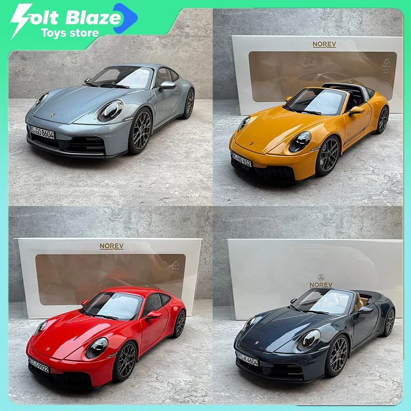 

NOREV 1/18 Porsche 911 Carrera GTS 4 2025 Alloy Diecast Car Model Simulation Room Display Models Boy Collection Birthday Gifts