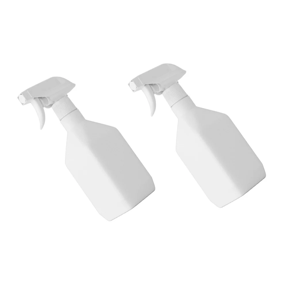 

2 Pcs Hand Pressure Square Spray Bottle Travel Fine Mist Bottles Continuous or Watering Supply