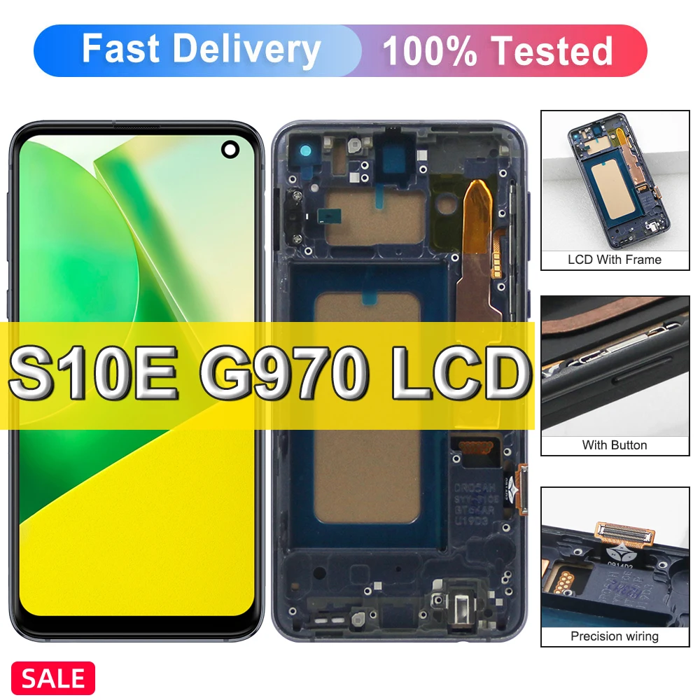 5.69'' TFT Display For Samsung S10e G970 G970F G970W G970U LCD Display Touch Screen Digitizer Replacement S10E DIsplay screen