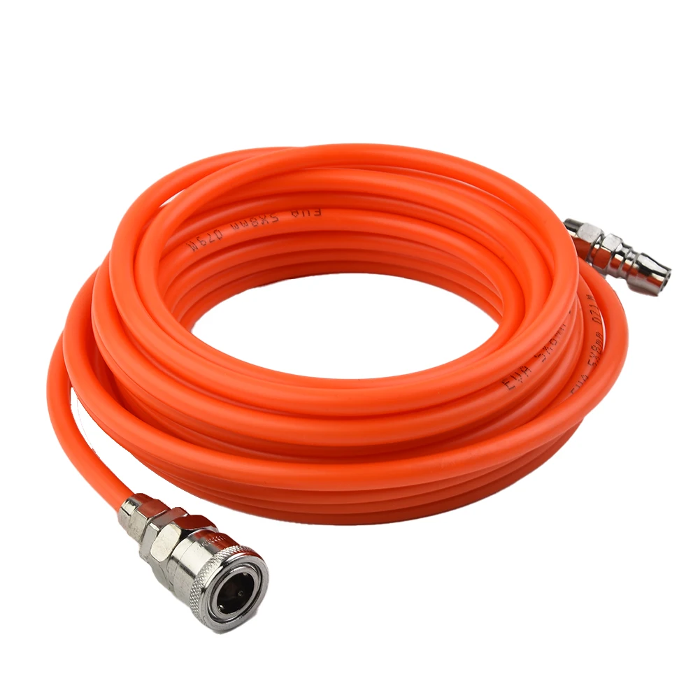 

Pneumatic Straight Pipe Air Compressor Pump Hose 5*8mm Tube With Quick Connector Air Gas Pipe Transparent Red And White