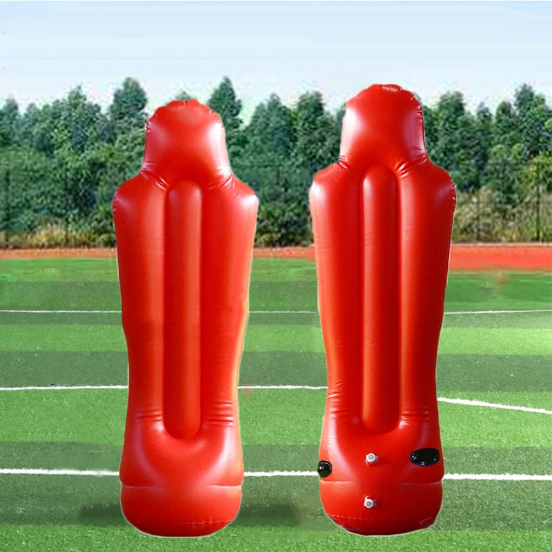 Wholesale PVC Inflatable Football Dummy Soccer Mannequins and Basketball Dummies Training Soccer Equipmentpromote sales