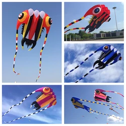 free shipping new trilobites kite flying weifang big soft kite reel for adults kites inflatable octopus kite snake kite trompos