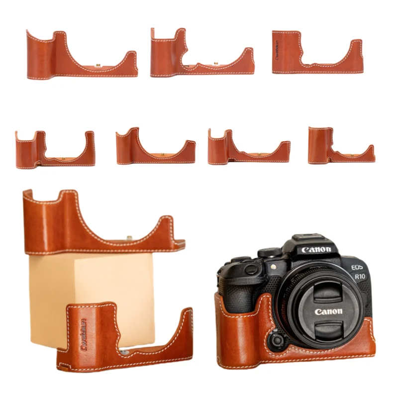 

Получехол для камеры из натуральной кожи для Sony ZV-E10/ZV-E10 II/Canon EOS R8/R10/R50/R100/Fujifilm X-M5/X100VI/Nikon Z 50 II/X-S20