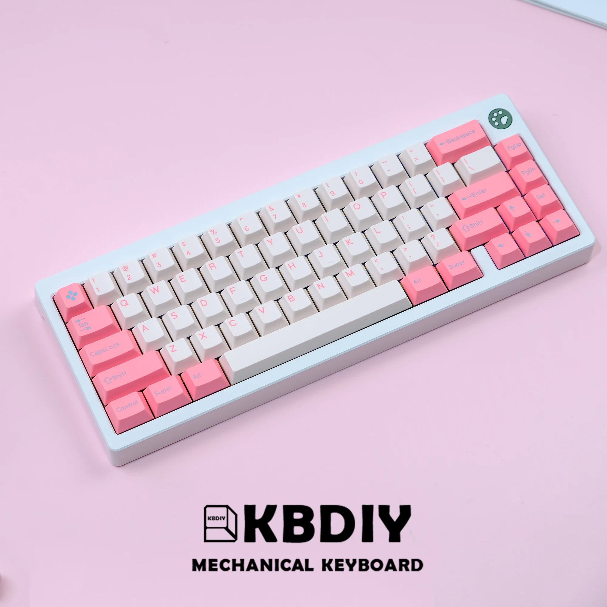 Imagem -03 - Kbdiy-gmk Valentine Keycap Perfil Cereja Double Shot Pbt Keycaps Faça Você Mesmo Personalizado para Teclado Mecânico 166 Teclas por Conjunto Gmk67 Fizz K617