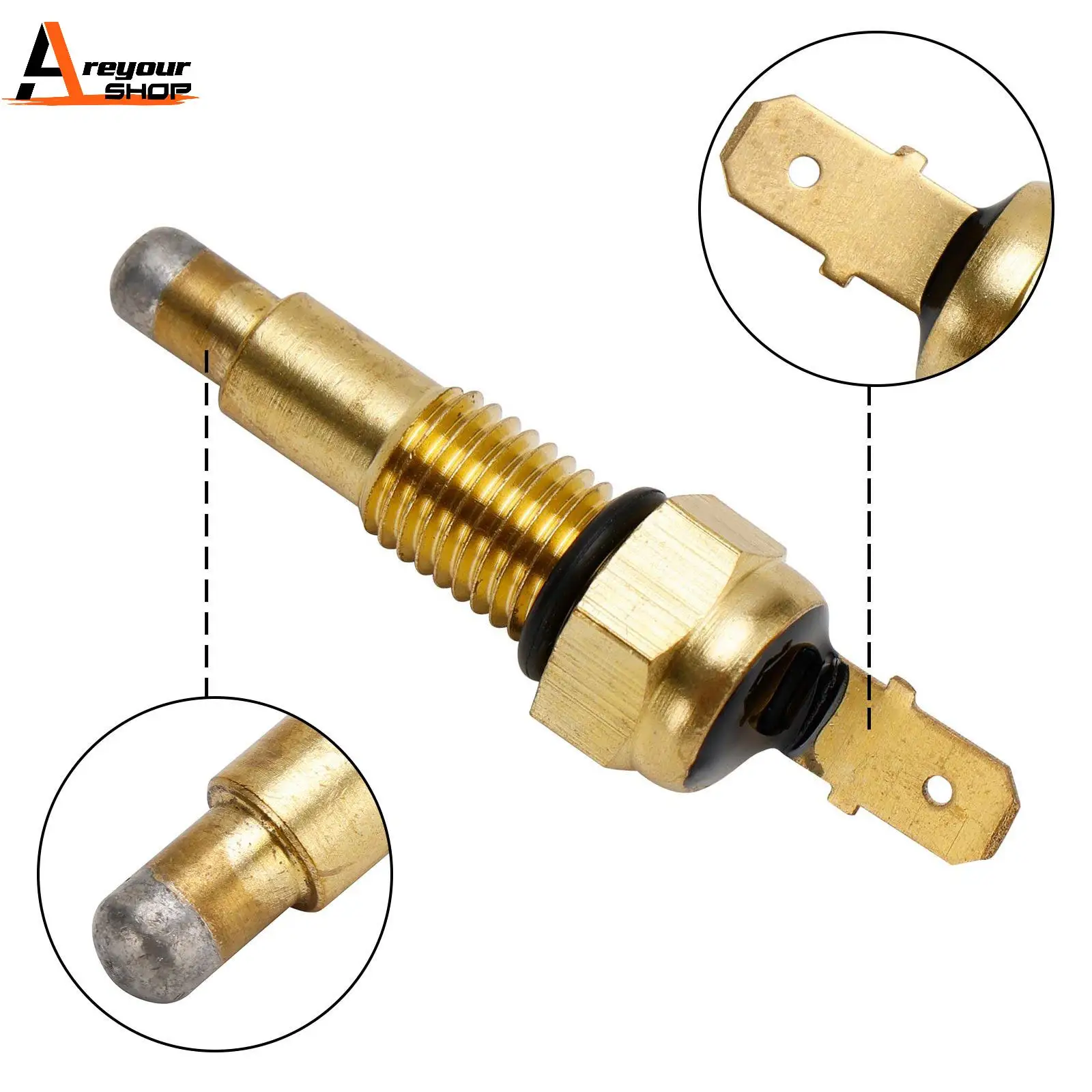 

Areyourshop Water Temperature Sensor for Kawasaki EL250 EX250 VN750 VN800 VN1500 27010-1167