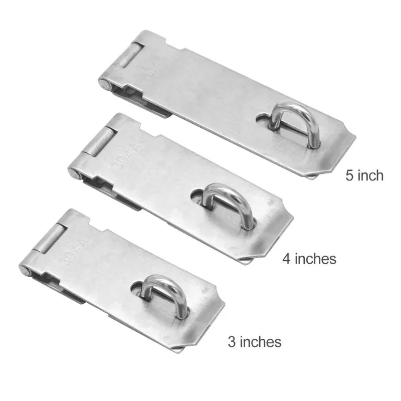 Stainless Steel Thickened Lock Pin Lock Buckle, Security and Anti-theft Lock Buckle, Door and Window Cover Hardware