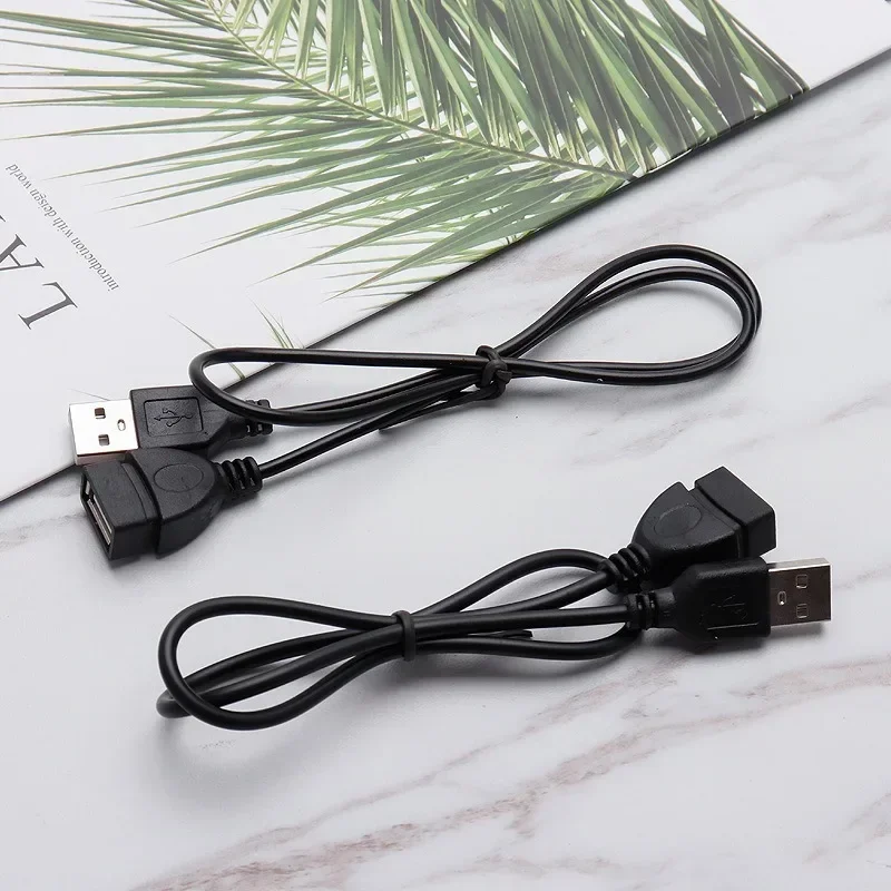 USB 2.0 Cable Extension Cable 0.6m/1m/1.5m Wired Data Transmission Line Ultra-High-Speed Display Projector Data Extension Cable