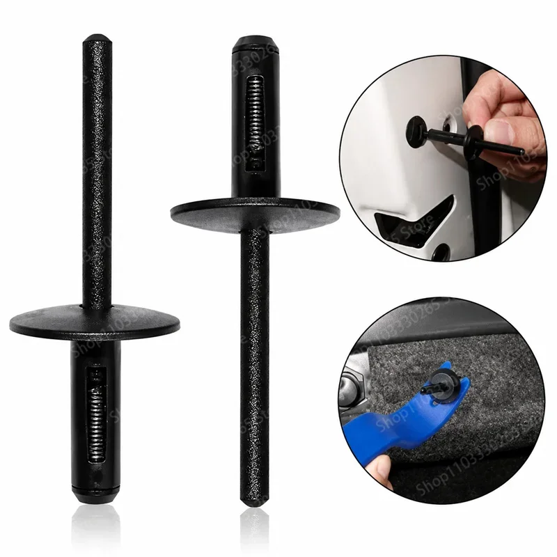 Heavy Duty Plastic Blind Rivet Clips Car Bumper Fender Liner Retainer Auto Body Panel Push Fasteners For SUV Truck
