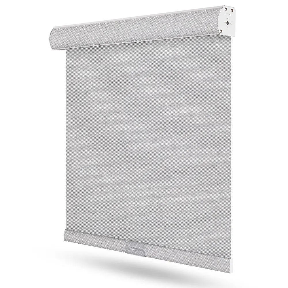 Child Safe Spring Manual Roller Blinds Cordless Waterproof Custom Size Noise Reduction Blackout Shades for Bathroom Window