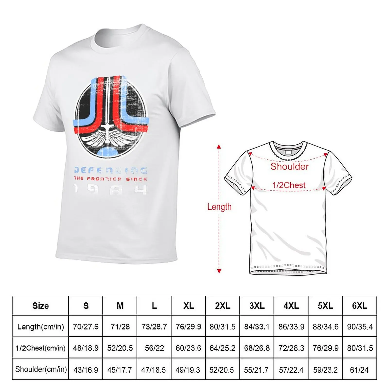 Defending the Frontier (the original worn look) T-Shirt Construction Work Tee Shirt