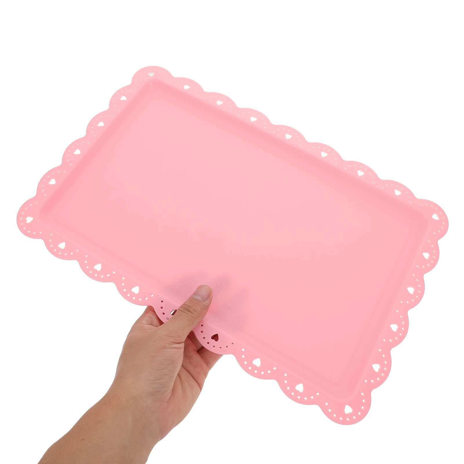 

8pcs Decorative Tray Large Serving Plate Stylish PP Material Rectangular Shape Versatile Fruit Snack Sushi Party Platter