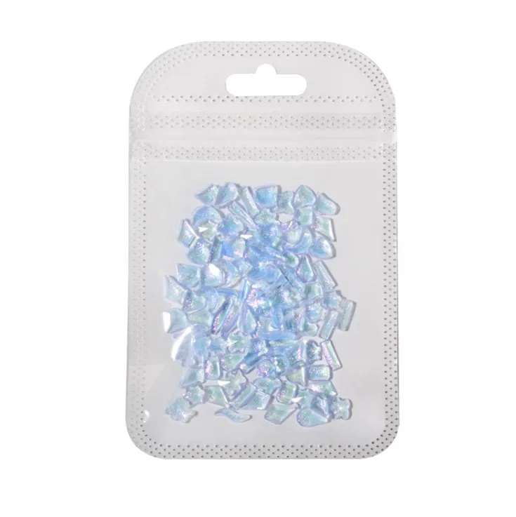 About100pcs Alien Aurora-dijes de resina en forma de diamante para decoración de uñas, adornos de diamantes de imitación de cristal, gemas 3D, accesorios de manicura