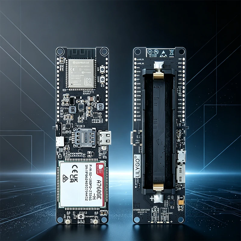 LILYGO T‑A7608E‑H S3 / T‑A7608SA‑H S3 ESP32‑S3 4G LTE Cat‑4 Wireless Module WiFi Bluetooth 5 TF Card IoT Development Board