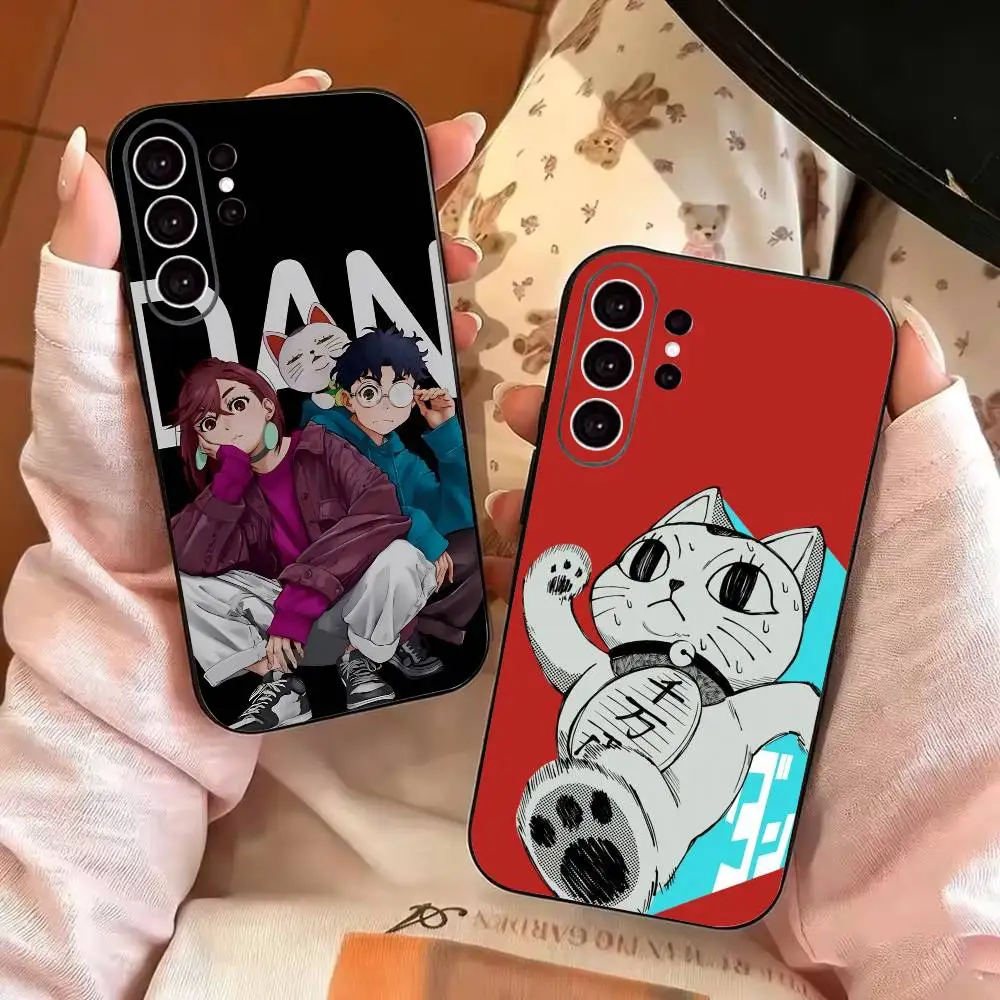 DAN DA DAN Momo Ayase Phone Case For Samsung S25,S24,S21,S22,S23,S30,Ultra,S20,Plus,Fe,Soft Silicone Black Cover