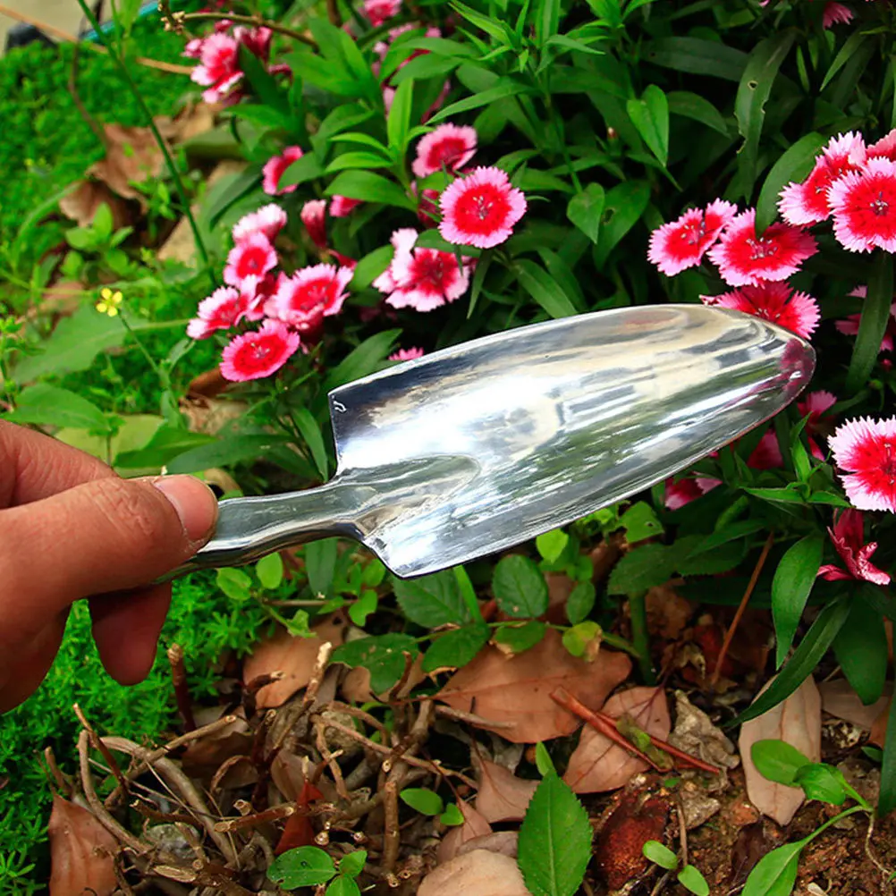 

Garden Spatula Transplanting Shovel Aluminum Alloy Digger Tool For Planting Bonsai Succulents Soil Digging Ergonomic