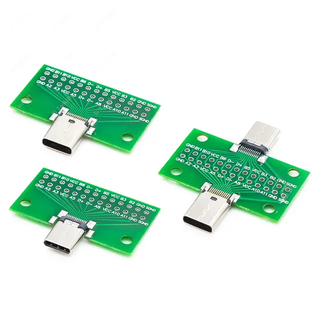 Złącze USB 3.1 typu C Płytka adaptera Płytka PCB Żeńska męska głowica Konwerter 2 * 13P do 2,54MM Płytka testowa transferu Moduł USB3.1