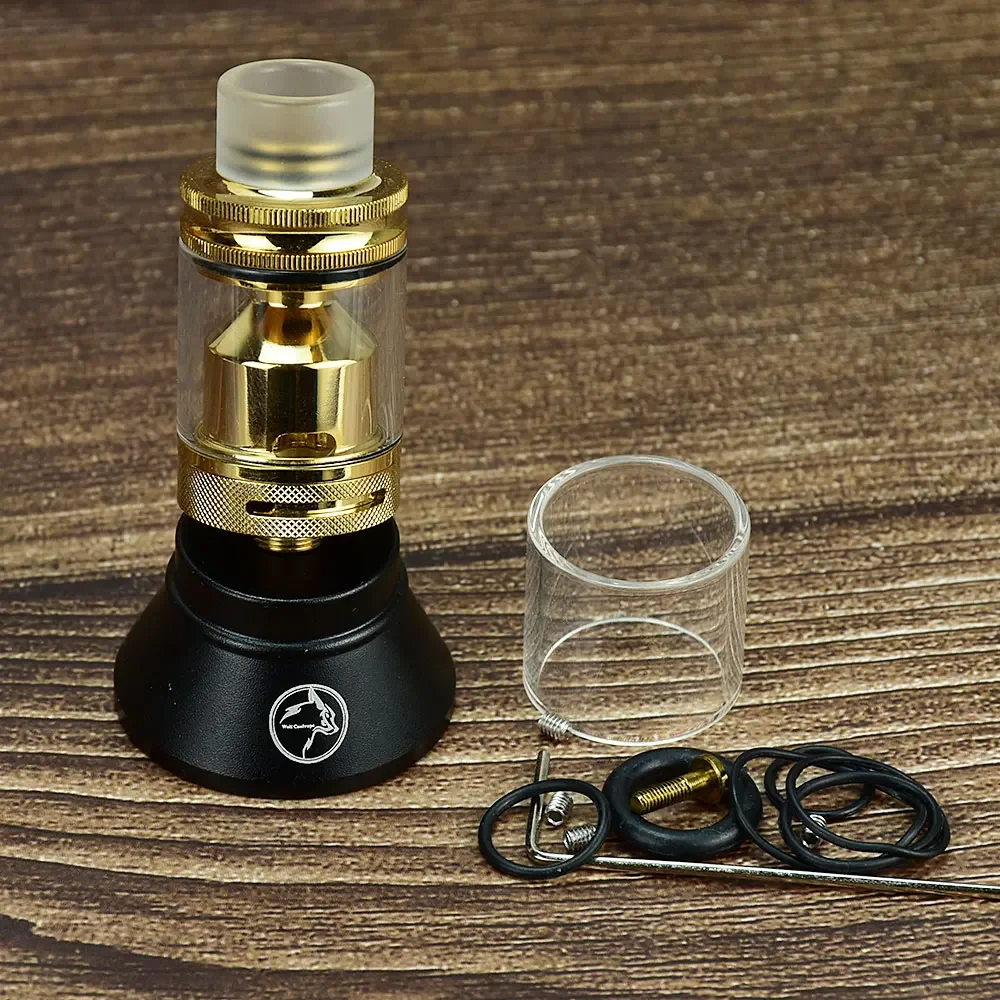 Распылитель Wolfcoolvape 24 мм Zeus X RTA 316SS с двойной катушкой, 4 мл, восстанавливаемый резервуар для вейпа для моделей электронных сигарет