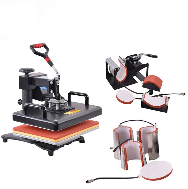 8 In 1 Sublimation Iron Multifunctional Use Machinery For Small Business Mug Tshirt Heat Press Machine