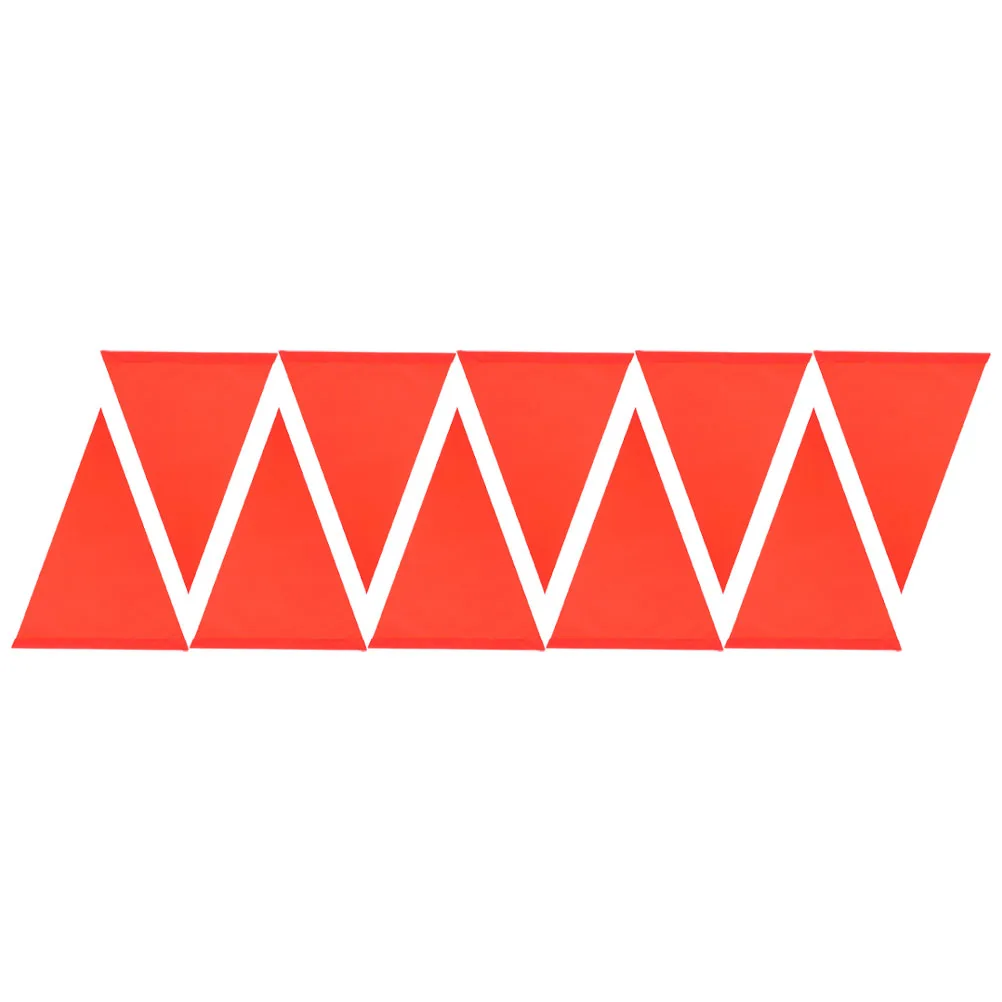 

10pcs Bicycle Safety Pvc Reflective Warning Flag For Bike Scooter Kayak Boat Trailer Wheelchair Golf Cart Orange Flag