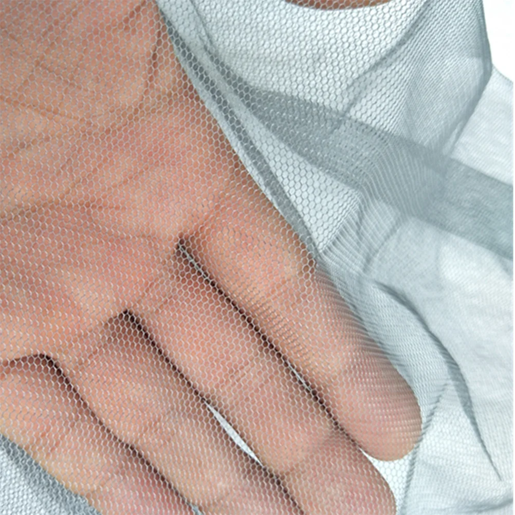 

3Pcs Anti-Mosquito Hats Insect-Proof Breathable Net Lightweight for Fishing Camping Outdoor Garden Use Green Black Light Grey