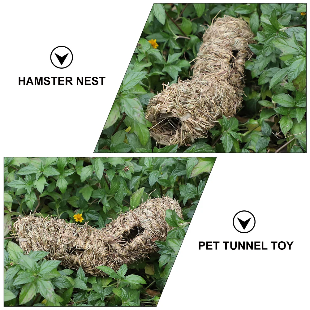 

Nest Eco-Friendly Durable Fun Play Tube Chew-Resistant Guinea Pig Accessories Swing Training Entertainment Tube