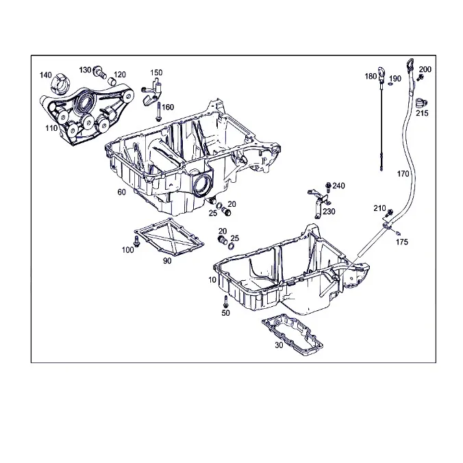 A2740107206 2740107206 Engine Oil Level Display Dipstick fit for Mercedes Benz C-CLASS AMG W205 C160 C180 C200 C220 C450 2015