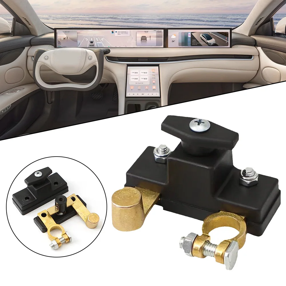 Car Battery Disconnect Switch Anti-leakage Switch Isolator Cut Off Switch Power-Off Device Leakage Protector 12/24V