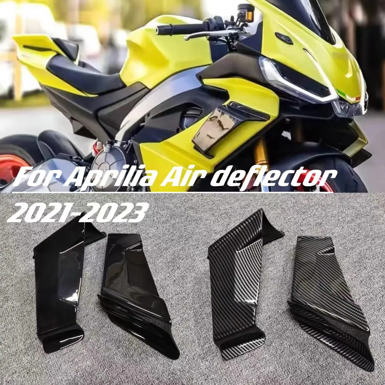 

NEW For Aprilia RS660 Tuono 660 2021 2022 2023 Motorcycle Side Winglet Spoiler Wind Flow Fixing Wing Front Fairing