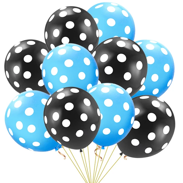 20pcs Polka Dot Balloons Globes 12Inch Pink Blue Latex Polka Dot Balloon Multicolor Wedding Birthday Party Festival Decoration