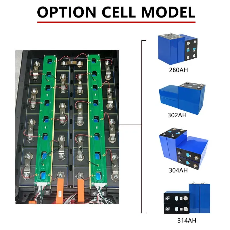 TEZE 48V 280AH lifepo4 baterie pouzdro 15KWH 51.2V 302AH 304AH baterie soupravy postaven bms RS485/CAN/RS232 pouzdro solární úložný