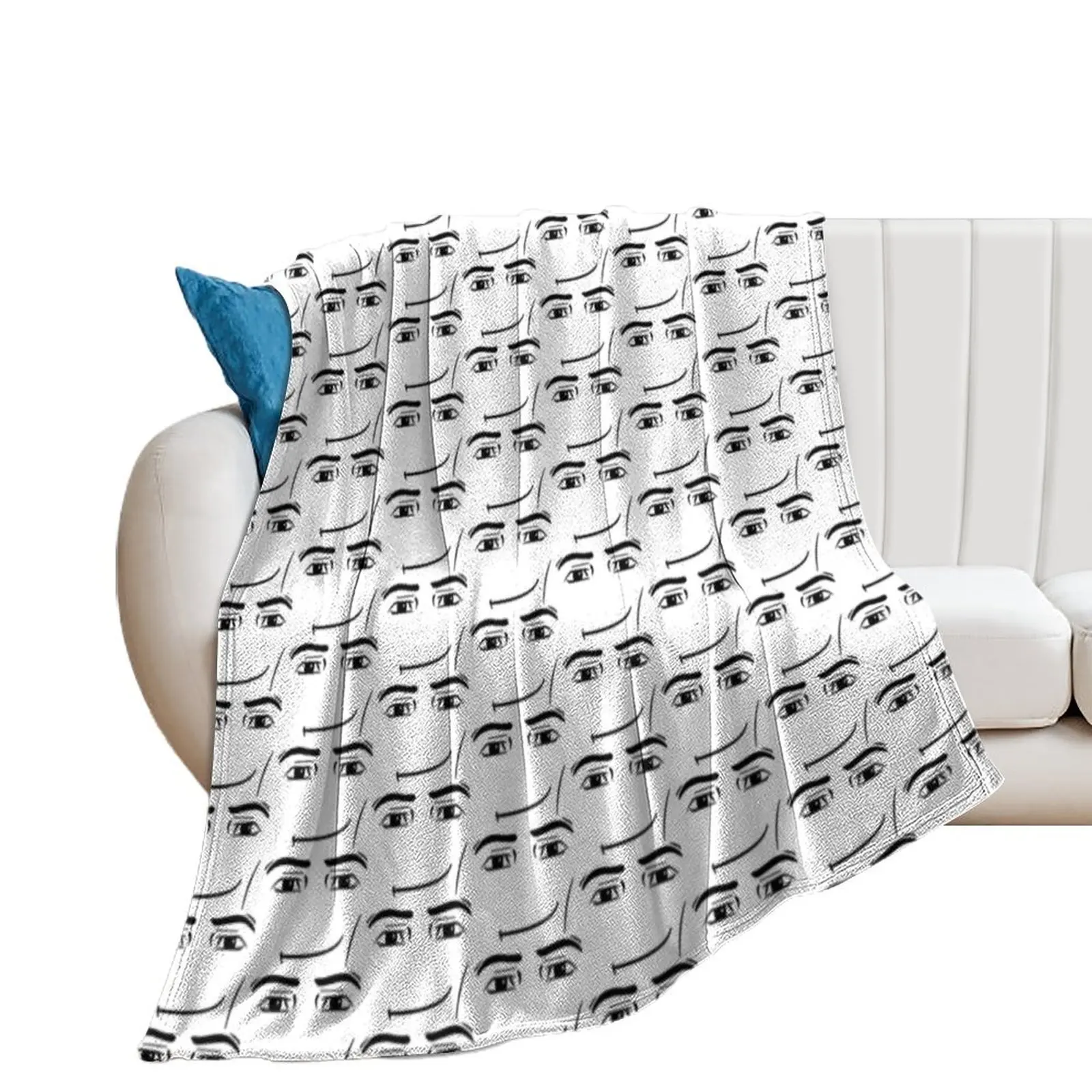 

Man Face Throw Blanket Sofa Quilt Thin Blankets